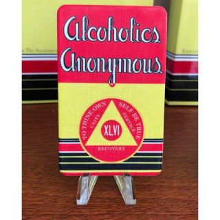 Aa Big Book " First Edition " Yearly Alcoholics Anonymous 46 Year Aa Chip