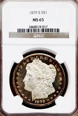 1879 S Morgan Dollar Ngc Ms 65 Looks Dmpl Monster Mirrors Pq,  Nr 6593