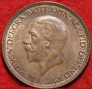 Uncirculated 1928 Great Britain 1/2 Penny Foreign Coin