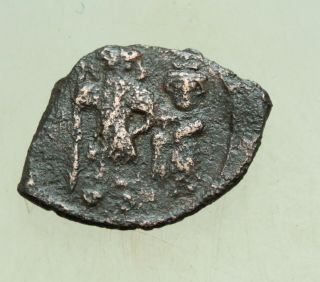 Constans Ii,  With Constantine Iv,  Heraclius,  And Tiberius (ad 641 - 668) - Syracus