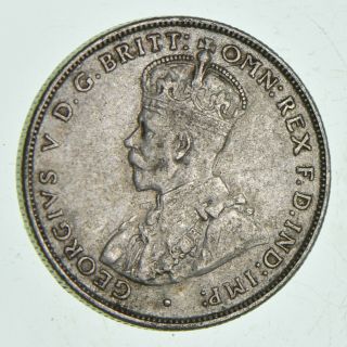 Silver - World Coin - 1936 Australia 1 Florin - 11.  3g - World Silver Coin 543
