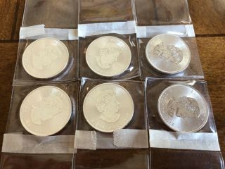2015 1 Troy Oz Canadian Silver Maple Leaf Coin 1 Troy Ounce.  9999 Fine Silver