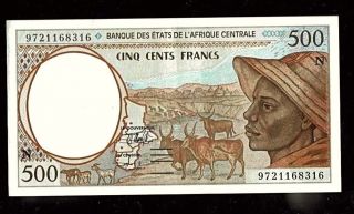Equatorial Guinea | 500 Francs | 1997 | Pick 501n | Unc