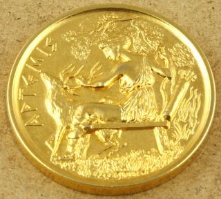 Greece Goddess Artemis Medal 42mm
