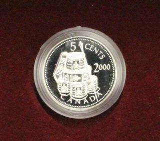 2000 Canada Silver 5 Cent Coin Set Voltigeurs De Quebec French Canadian Regiment