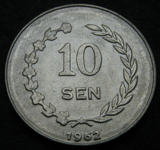 Indonesia (irian Barat) 10 Sen 1962 - Aluminum - Xf/aunc - 2965