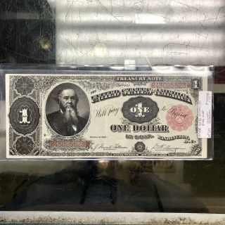 1891 U.  S Treasury Note Star Note Red Seal