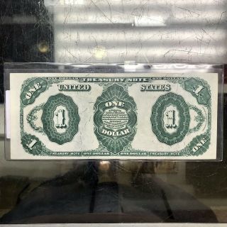 1891 U.  S Treasury Note Star Note Red Seal 2
