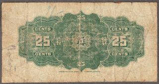 1900 Dominion of Canada - 25 Cents Bank Note - Good - DC - 15a - AC37 2