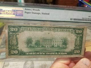 $20 1929 Ocala,  Florida National Bank Note Ch 10578,  Ty 2,  Fl