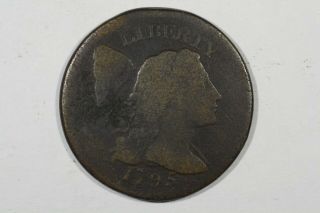 1795 Liberty Cap Large Cent (1c),  Plain Edge,  Good