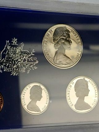 Australia 1972 Proof Coin Set - Royal Australian - Rare - Key Year - w/Foam No 3