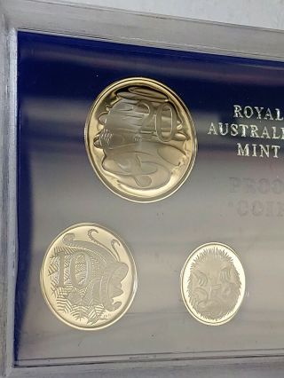 Australia 1972 Proof Coin Set - Royal Australian - Rare - Key Year - w/Foam No 5
