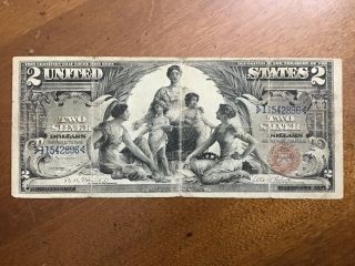 1896 Two Dollar Silver Certificate