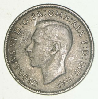 Silver - World Coin - 1943 Australia 1 Florin - World Silver Coin 11.  2g 541