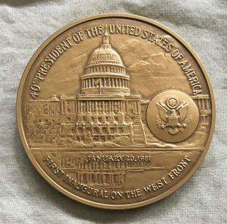Ronald Reagan Presidential Inaugural Medal,  1981 by Edward Fraughton 3