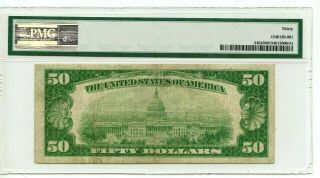 1928 $50 Gold Certificate Note (PMG VF 30) VERY SCARCE NOTE FR 2404 2