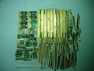 410 G.  Computer Circuit Board Double Sided Gold Fingers,  Strips Scrap Recovery
