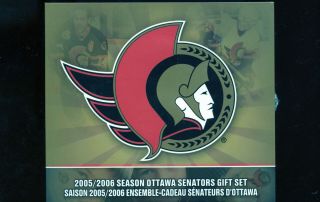 2005 2006 Canada Ottawa Senators Coin Set With Coloured 25 Cents Bl55
