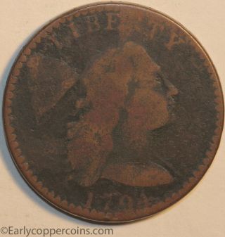 1794 S35 R5 Liberty Cap Large Cent Head Of 1794 Raw Good,  Starts 1c