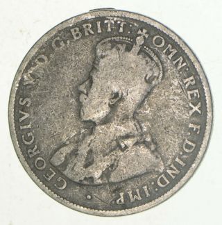 Silver - World Coin - 1915 Australia 1 Florin - World Silver Coin 10.  8g 583