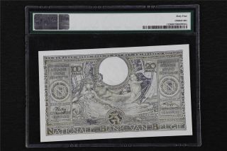 1941 - 43 Belgium Banque Nationale 100 Francs Pick 112 PMG 64 Choice UNC 2