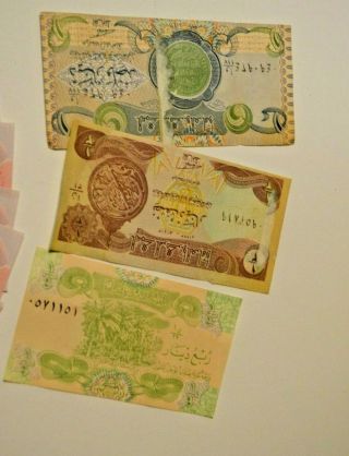 Iraq Paper Money and Iraq Coins Proof Set 1/4 1/2 One Five Dinars Central Bank 4