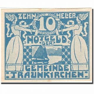 [ 269390] Banknote,  Austria,  Traunkirchen,  10 Heller,  Bateau,  1920,  1920 - 06 - 01