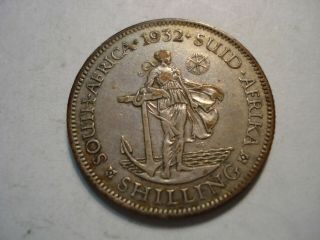 South Africa Silver 1 Shilling 1932