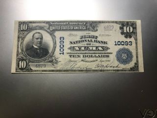 Yuma,  Colorado National Bank Note,  Charter 10093.