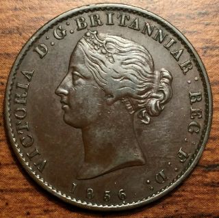 1856 Province Of Nova Scotia Canada 1/2 Half Penny Token N5 - 5a1 Au