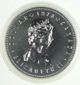 1978 Canada Silver Dollar Coin.  500 Silver 50 009