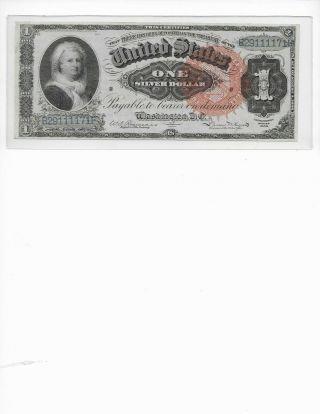 1886 $1 Martha Washington Just In Fr - 217 Bright Note Xf - Au