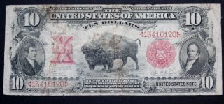 1901 $10 Legal Tender Bison Note
