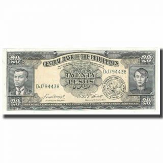 [ 621532] Banknote,  Philippines,  20 Pesos,  1949,  Km:137d,  Unc (65 - 70)