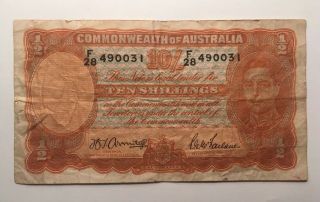 P25.  B - 1942 Australia 10 Shillings