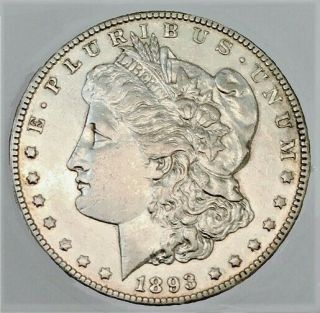 1893 P Morgan Silver Dollar - Key Date From The Philadelphia