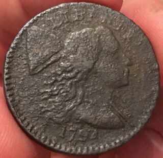1794 Flowing Hair Liberty Cap Large Cent 1c Copper Coin - Vf,  Details
