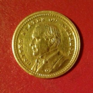 1903 Mckinley Commemorative Gold Dollar Louisiana Purchase Au/bu Details