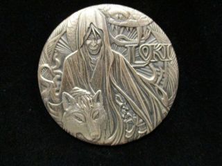2016 Tuvalu Norse Gods - Loki 2 Oz.  Silver Coin