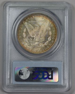 1882 - O Morgan Silver Dollar PCGS MS64,  CAC PQ dual rim toned 2