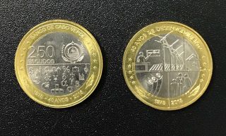 Cape Verde 250 Escudos 2015 Bi - Metal Coin Unc
