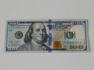 The U.  S.  $100 One Hundred Dollar Bill Uncirculated Money Currency