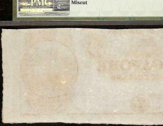 UNC 1830s $5 DOLLAR SINGAPORE MICHIGAN BANK NOTE CURRENCY PAPER MONEY PMG 61 3