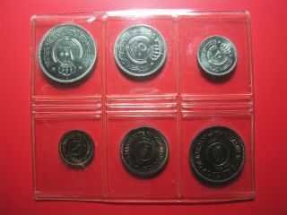 1965 Jordan (6) Coins Bu Proof - Like Set: 1 Fils,  5 Fils,  10 Fils,  50 Fils,  100 Fils