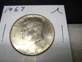 1967 - Usa 50 Cent - Silver American Half Dollar