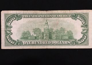 1934 A $100 Federal Reserve Note Atlanta Georgia 4