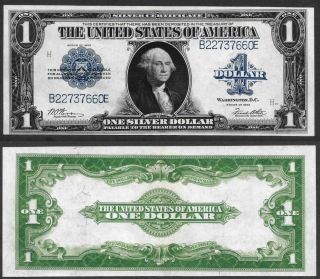 1923 $1 Large Size Silver Certificate Note Crisp Uncirculated