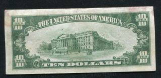 1929 $10 THE FIRST NATIONAL BANK OF SAVANNA,  IL NATIONAL CURRENCY CH.  8450 AU 2