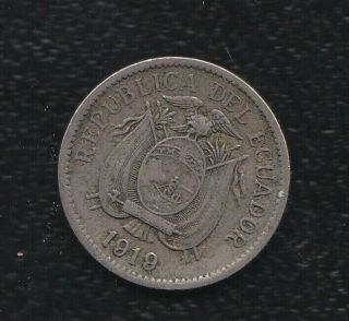 Ecuador 5 Cents 1919